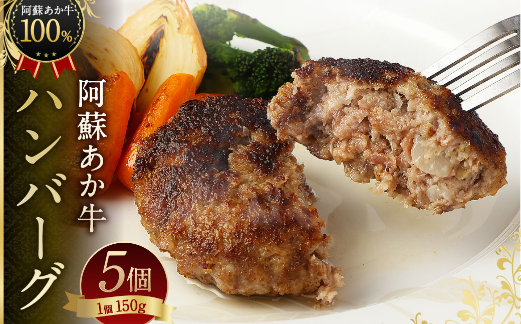 阿蘇 あか牛ハンバーグ 150g×5個