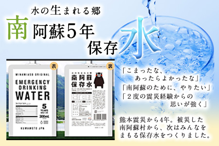 南阿蘇5年保存水 300ml×30本 ロハス南阿蘇たすけあい 《60日以内に出荷予定(土日祝除く)》---sms_rohasumizu_60d_r7_18500_9l---
