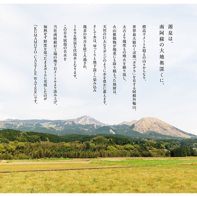 KUMAMOTO CASTLE WATER 380ml×12本セット《30日以内に出荷予定(土日祝除く)》ハイコムウォーター 水---sms_hcmkcw_30d_r7_15000_12i---