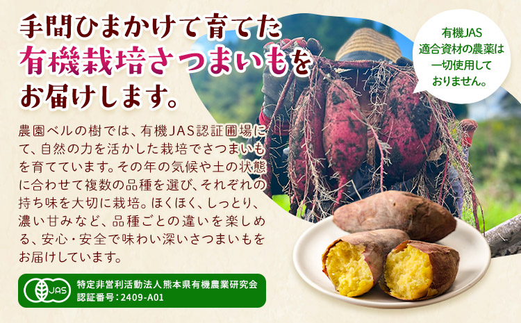 有機JAS認定 オーガニック さつまいも 5kg 農園ベルの樹《12月上旬-3月下旬頃出荷》熊本県 南阿蘇村 さつまいも オーガニック 有機栽培 薩摩芋---sms_blkost_ak123_r7_11500_5kg---