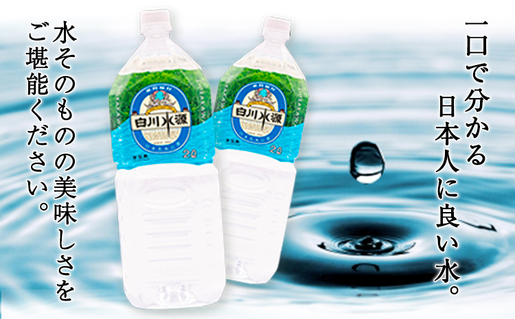 【12ヶ月定期便(2ヶ月ごと発送：計6回)】日本名水百選ミネラルウォーター「南阿蘇・白川水源」定期便12ヶ月 (2ヶ月ごと発送：計6回) 2L×6本入2ケース《申込み翌月から発送》熊本県 南阿蘇村 物産館自然庵 水 ミネラルウォーター---sms_szmwtei_r7_67000_24p_ev2mo6---