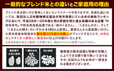 【12ヶ月定期便】無洗米 定期便《お申込み翌月から出荷》 熊本ふるさと無洗米 5kg 訳あり 米 コメ こめ 熊本県産 米 ふるさと納税 わけあり 以上のお米ならこれ お米 おこめ 熊本 SDGs むせんまい kome musennmai---mifune_lcl_954_mo12---