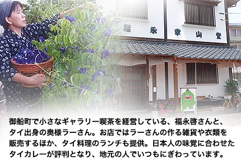 御船町 福永幸山堂のそらいろパスタ 3個入り《60日以内に出荷予定(土日祝除く)》熊本県 御船町 福永幸山堂 パスタ 青いパスタ---mifune_hkn_11_3p---