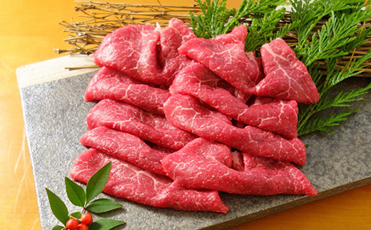 FK7-0252_あか牛赤身モモスライスセット（400ｇ） 牛肉 あか牛 モモ肉 冷凍 九州 熊本県 熊本 嘉島