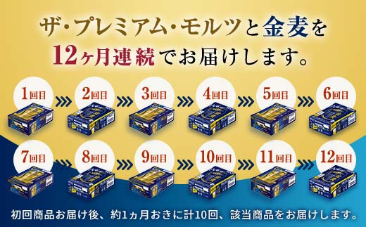 FK7-0123_ 【プレモル・金麦交互12回お届け便】 《サントリー ザ・プレミアム・モルツ350ml×1ケース（24缶）》《サントリー 金麦350ml×1ケース（24缶）》熊本県 嘉島町 ビール