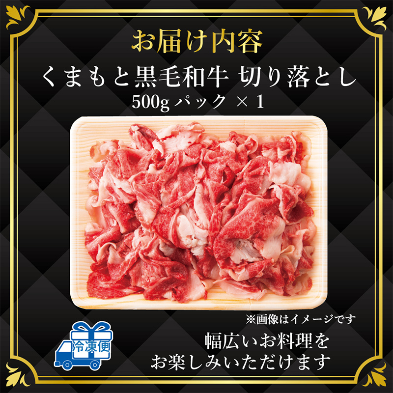 FK7-0009_【A4～A5】 くまもと黒毛和牛切り落とし 500g
