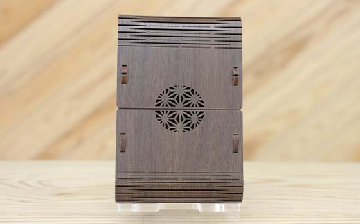 FKK22-142_ お守りケース長方形 ウォルナット