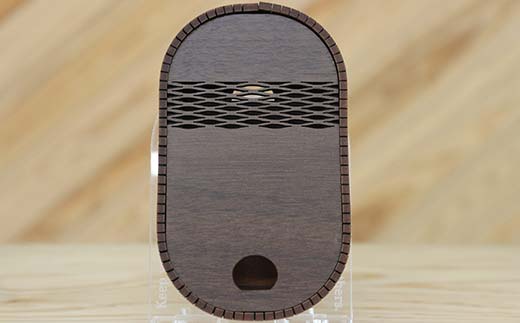 FKK22-148_ お守りケース楕円 ウォルナット