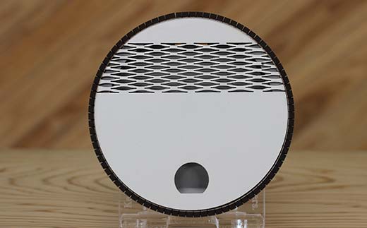 FKK22-155_ お守りケース円形 ホワイト