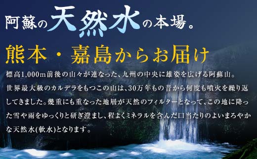 FK7-0199_サントリー熊本工場製造 阿蘇の天然水【550mlペット×24本】