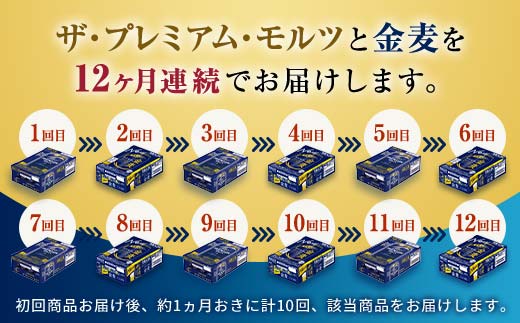 FK7-0123_ 【プレモル・金麦交互12回お届け便】 《サントリー ザ・プレミアム・モルツ350ml×1ケース（24缶）》《サントリー 金麦350ml×1ケース（24缶）》熊本県 嘉島町 ビール