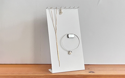 FKK19-23B_ アイアンアイテム アクセサリースタンド ホワイト