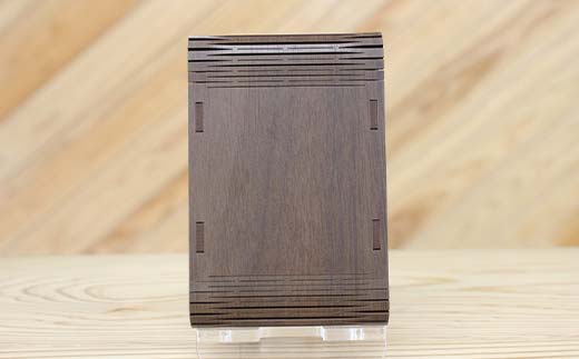 FKK22-142_ お守りケース長方形 ウォルナット