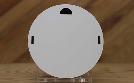 FKK22-155_ お守りケース円形 ホワイト