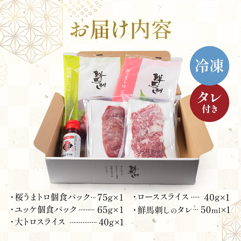 FKK19-975_鮮馬刺しスライス4種バラエティーセット