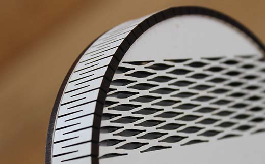 FKK22-155_ お守りケース円形 ホワイト