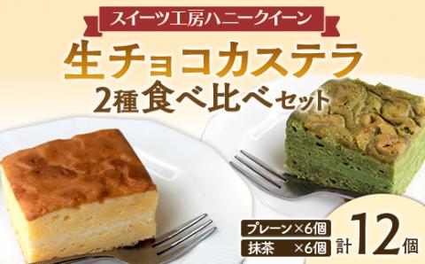 FKK19-464_生チョコカステラ２種食べ比べ　１２個セット