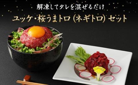 馬刺しユッケ 桜うまトロ 12食 セット 合計約660g 馬刺し ユッケ トロ