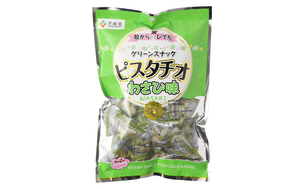 グリーン スナック ピスタチオ わさび味 (80gx6) 計480g