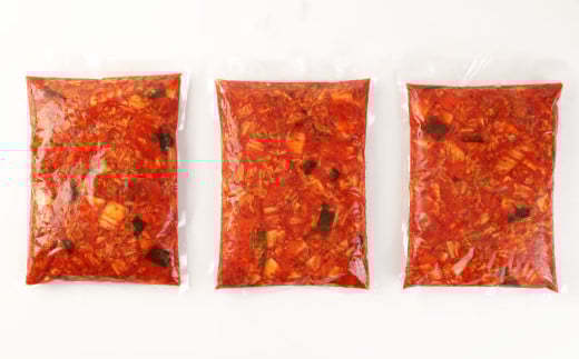 キムチの里 オリジナル 国産 大容量 キムチ 3kg 1kg ×3袋