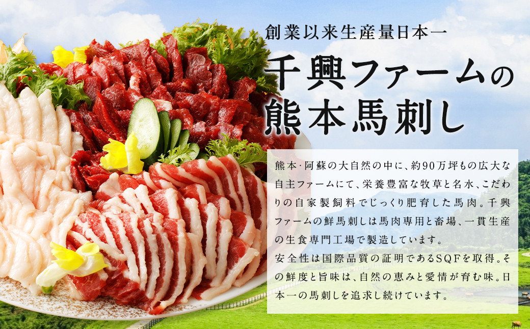 復興福袋 お試し 馬刺し セット ブロック うまトロ 約140g