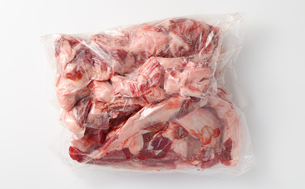 【3ヶ月定期便】 赤牛 スジ 約1kg 計約3kg