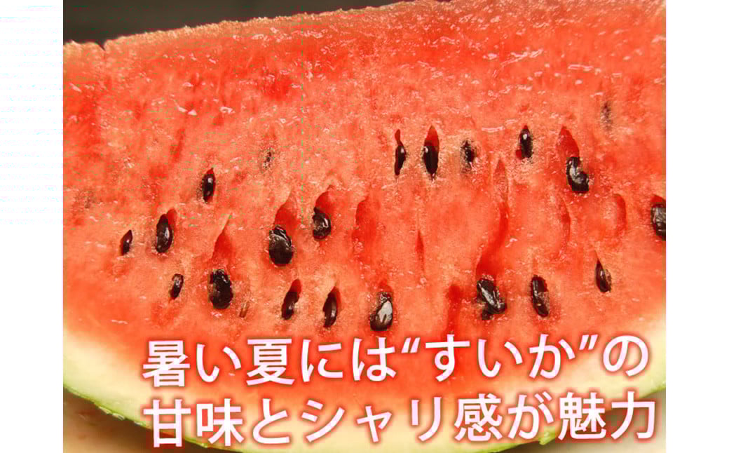 訳あり 小玉すいか 2玉 約2～3kg