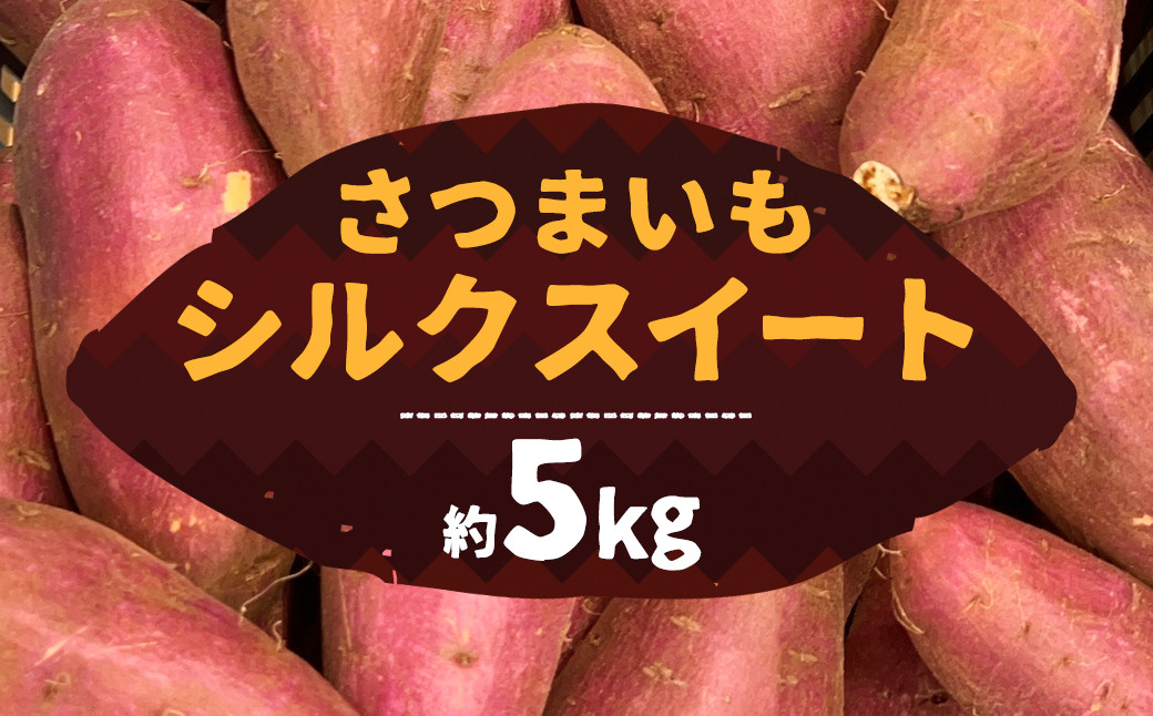 【2023年12月上旬発送開始】さつまいも シルクスイート 5kg さつま芋