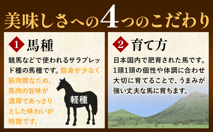 馬肉 カット済み 国産 馬刺し 約 120g 40g × 3個 道の駅竜北《60日以内に出荷予定(土日祝除く)》 熊本県 氷川町 送料無料 肉 馬肉 赤身---sh_fyeskbs_r7_60d_13500_120g---