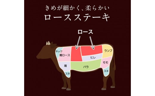 あか牛（褐色和種）ロースステーキ (リブまたはサーロイン) 250g×2 《2026年1月中旬-3月末頃出荷》---hkw_fakstk_bc13_r7_18000_500g---