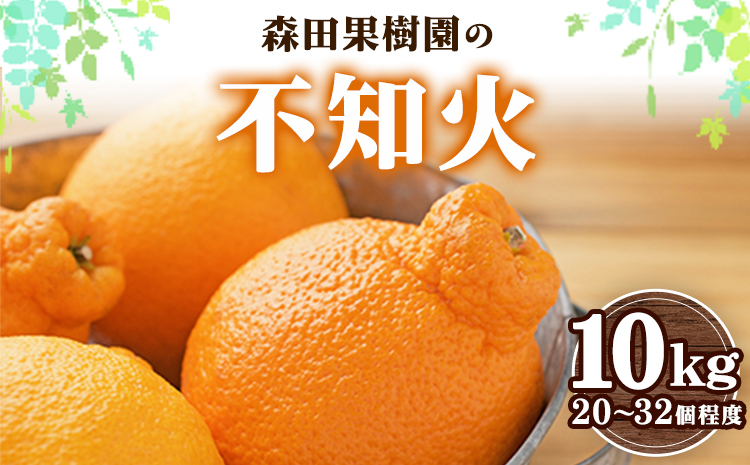 森田果樹園の不知火 10kg 20〜32個程度 [2月中旬-4月下旬頃出荷]森田果樹園 果物 フルーツ 柑橘 熊本---sh_morisira_k24_24_27500_10kg---