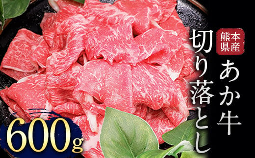 熊本県産 厳選あか牛切り落とし 600g [45日以内に出荷予定(土日祝除く)] 牛肉 和牛 熊本県氷川町---sh_fyuenakiri_45d_21_14000_600g---