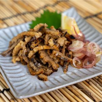 B179-13 芦北産鱧（ハモ）の皮（100ｇ×4）炭火焼