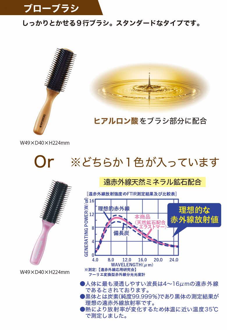 B264-06 ヘアブラシ・コーム【日本製】５点つめあわせ（福袋）
