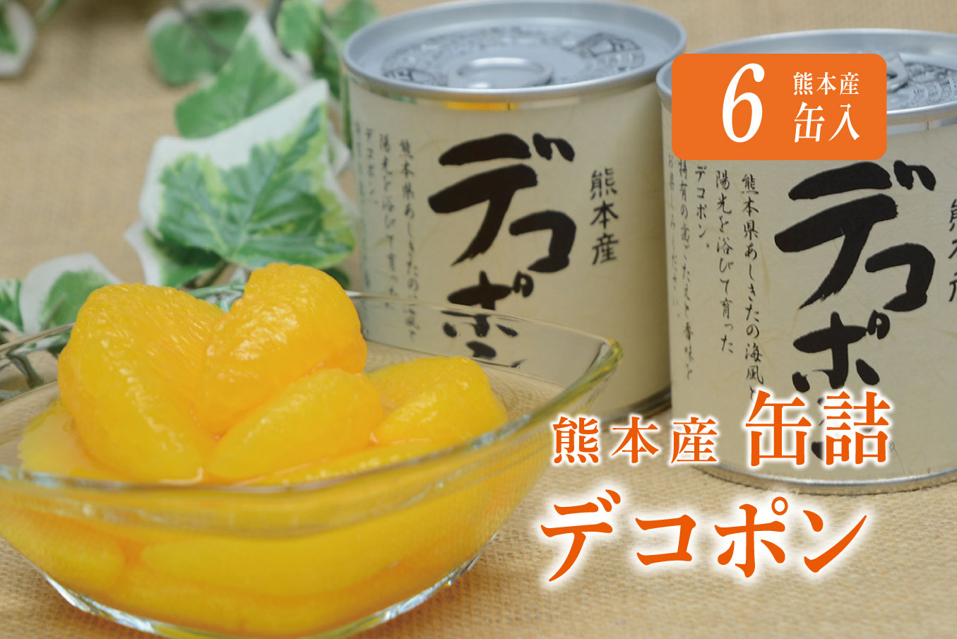 B182-09 デコポン缶詰（6缶入）