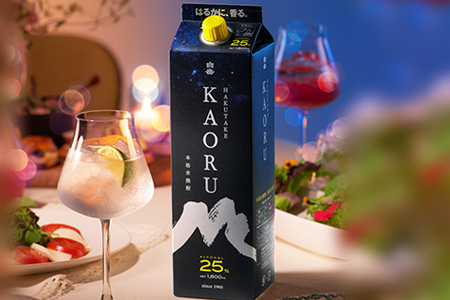 本格米焼酎 ｢ 白岳KAORU ｣ 1800ml 6本セット 計10.8L 25度 018-0481