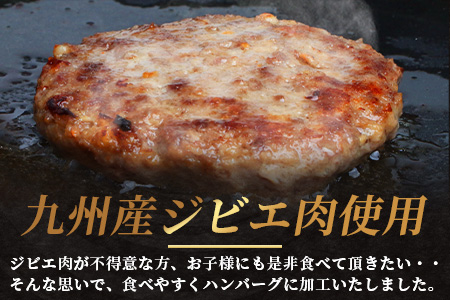 ジビエ肉入り ハンバーグ 計1.5kg（生100g×5・焼100g×5・生特大500g×1）
