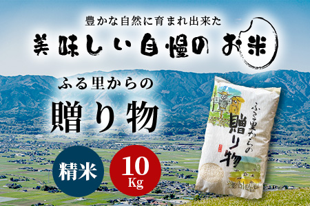 令和7年産 精米 「ふる里からの贈り物」10kg 国内産 ひのひかり ヒノヒカリ 未検査米 ブレンド米 白米 お米 熊本県 多良木町 036-0178