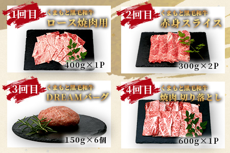 【定期便12回】くまもと 黒毛和牛 を味わい尽くす！1年12回配送 定期便 【合計 9.06kg】本場 熊本 黒毛 和牛 ブランド 牛 肉 すき焼き 焼肉 しゃぶしゃぶ ハンバーグ ステーキ ローストビーフ 上質 熊本 113-0550