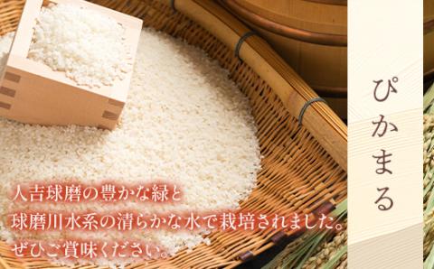 令和6年産 米 定期便3回】 お米 食べ比べ 多良木町産「ぴかまる」「くまさんの輝き」「こめたらぎ」 各5kg×2袋【合計30kg】 3品種 各10キロ  全30キロ 毎月配送 定期配送 熊本のお米 熊本県 たらぎ ３種 米