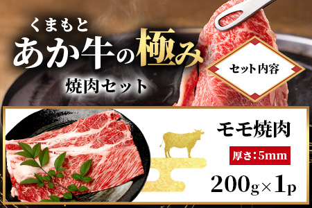 【エシカル和牛】あか牛の極み  焼肉セット (モモ・カルビ・煮込用) 【1kg】 バラ カルビ モモ 焼き肉 焼きしゃぶ 煮込み 熊本 あか牛 牛肉 赤身 和牛 国産 033-0504