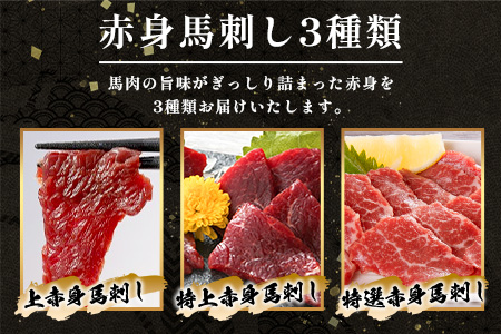 熊本県 桜屋 馬刺し スライスセット6種 計600ｇ【 特上トロ・トロ・霜降り・特選赤身・特上赤身・上赤身　各100ｇ 熊本県 多良木町 ふるさと納税 馬刺し 肉 ヘルシー 赤身 本場 】 050-0345