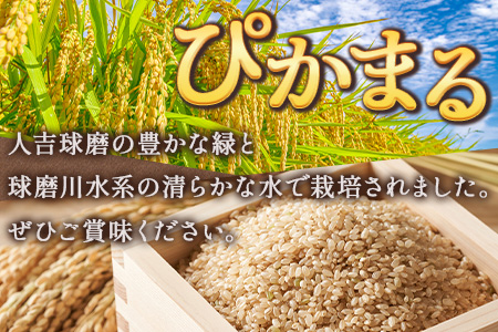 【令和6年産 玄米 】 多良木町産 『ぴかまる』 30kg【 玄米 熊本県 たらぎ お米 米 艶 粘り 甘み うま味 やわらか 熊本のお米 30キロ 栄養価 げんまい 】 044-0599