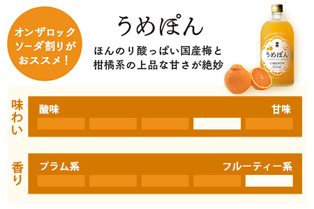 白岳 うめぽん 梅酒 10度 720ml ×6本セット 計4.32L 【 はくたけ 白岳 うめぽん 梅酒 お酒 酒 焼酎 】 018-0215