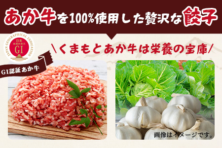【餃子】 くまもとあか牛 100％ 餃子 計60個（20個×3パック） 冷凍 熊本県産 あか牛 ぎょうざ 餃子 大容量 和牛 牛肉 お手軽 簡単 073-0403