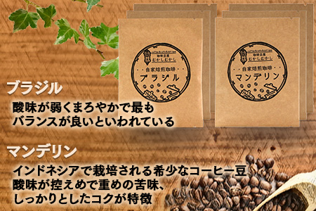 【お歳暮ギフト】自家焙煎 珈琲豆 ドリップパック 飲み比べ4種×各3パック (合計12パック) 御歳暮 ギフト 冬 贈り物 贈答 コーヒー豆 専門店 焙煎 099-0004-os