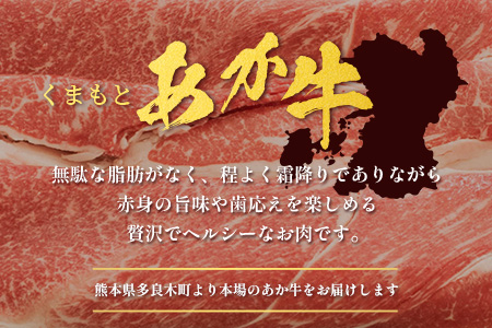 くまもとあか牛 ロースステーキ 200g×2枚 計400g ロース ステーキ あか牛  熊本県 ブランド牛 肉 ヘルシー 赤身 牛肉 牛肉 和牛 ヘルシー 105-0508