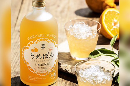 白岳 うめぽん 梅酒 10度 720ml ×6本セット 計4.32L 【 はくたけ 白岳 うめぽん 梅酒 お酒 酒 焼酎 】 018-0215