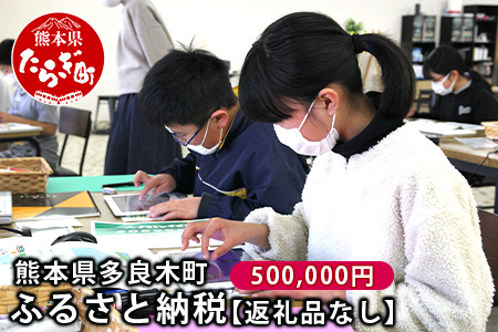 熊本県多良木町への寄附（返礼品はありません）【 ふるさと納税 熊本県 多良木町 応援 寄附 】 028-0344-500