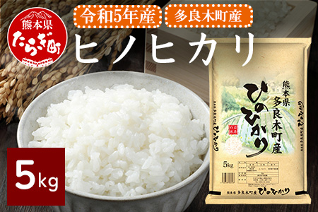令和5年産 多良木町産 ヒノヒカリ 5kg  【 精米 お米 米 こめ ひのひかり ヒノヒカリ 白米 】 053-0508